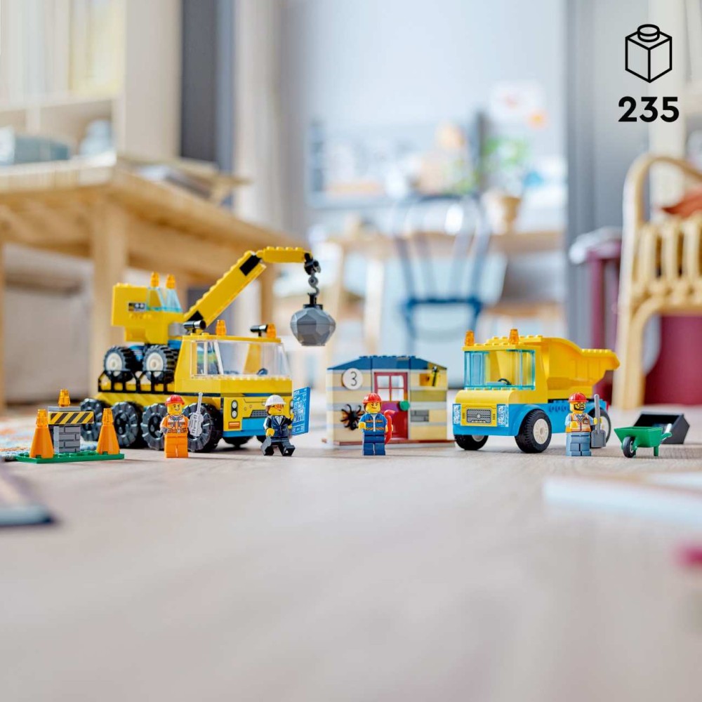 LEGO City Construction Trucks & Wrecking Ball (60391)