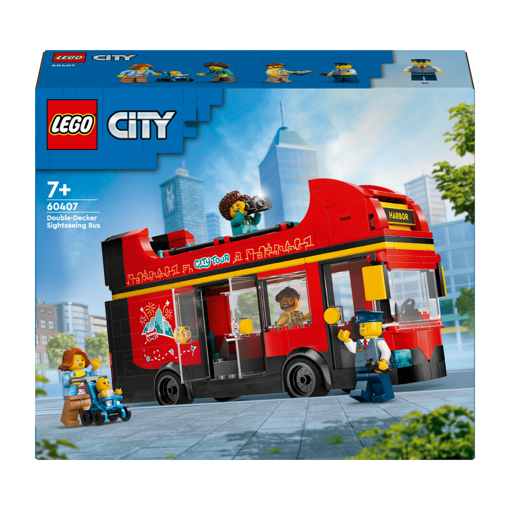 LEGO City Red Double-Decker Sightseeing Bus 60407