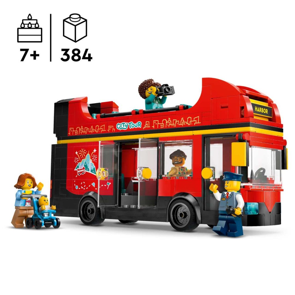 LEGO City Red Double-Decker Sightseeing Bus 60407