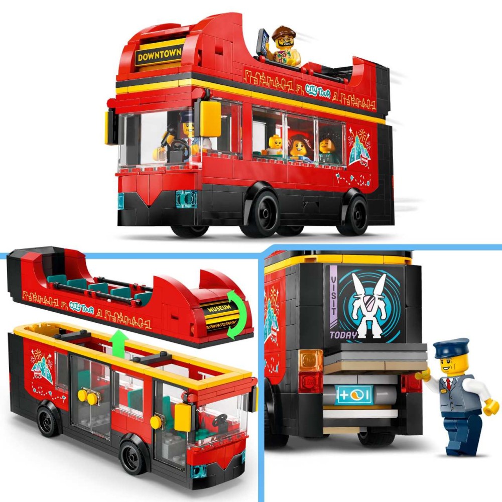 LEGO City Red Double-Decker Sightseeing Bus 60407