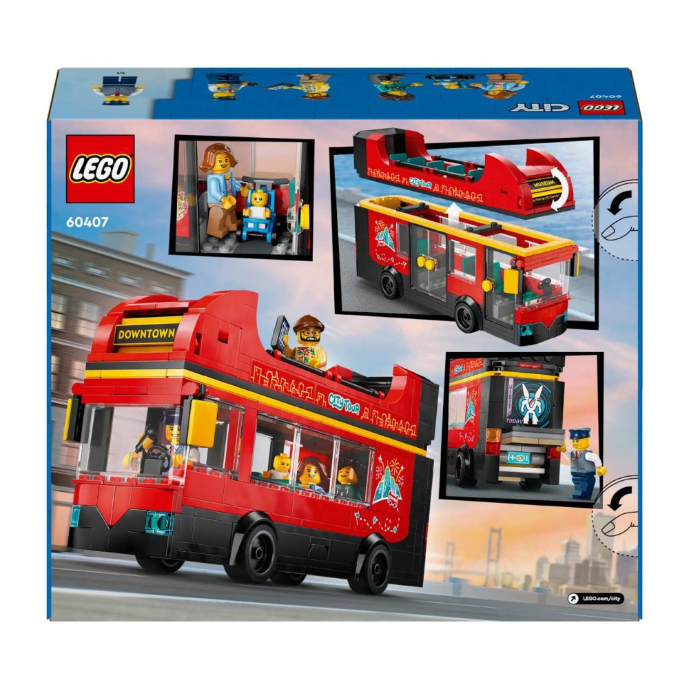 LEGO City Red Double-Decker Sightseeing Bus 60407