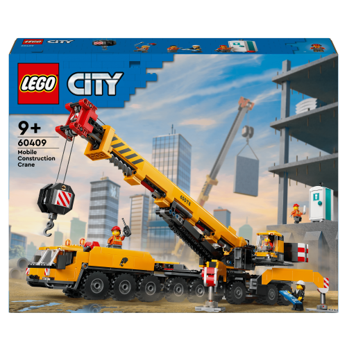 LEGO City Yellow Mobile Construction Crane Toy Set 60409