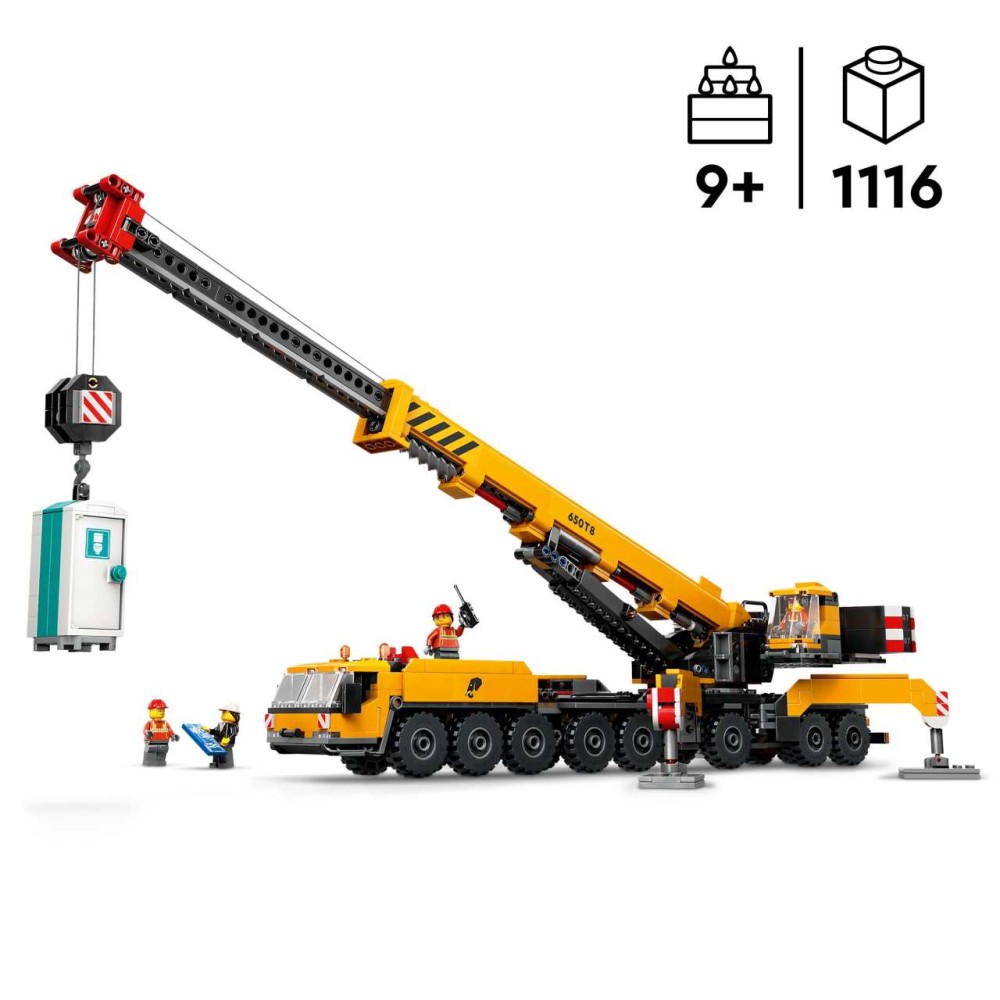 LEGO City Yellow Mobile Construction Crane Toy Set 60409