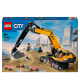 LEGO City Yellow Construction Excavator Toy 60420