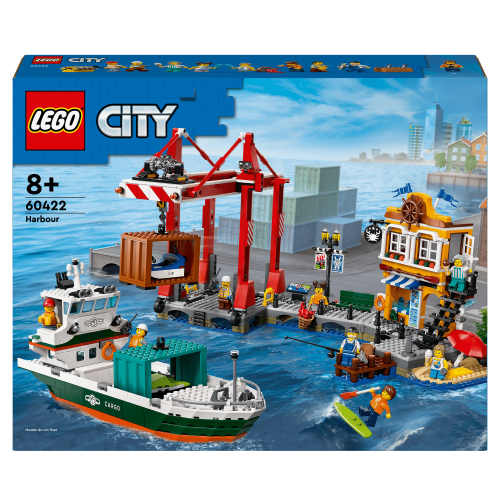 LEGO City Seaside Harbour with Cargo Ship Toy 60422