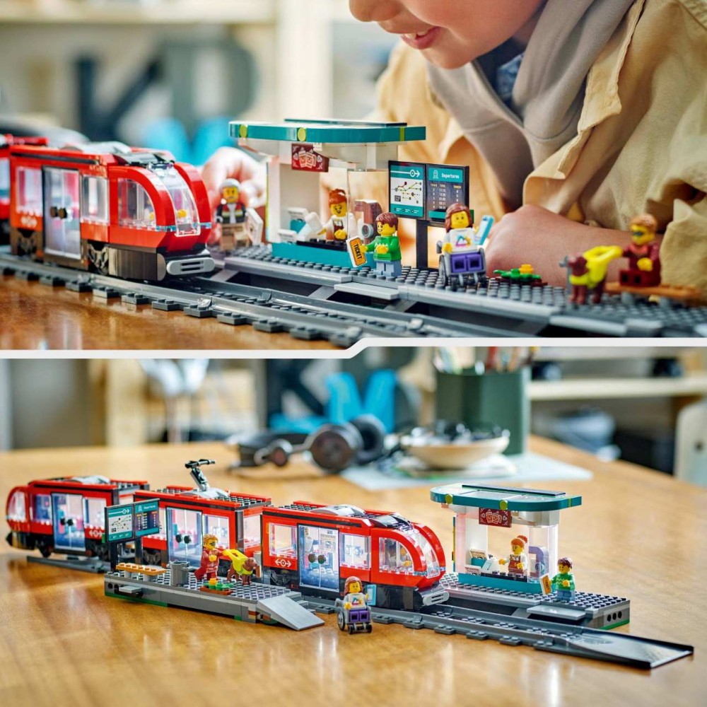 LEGO City Downtown Tram and Station 60423