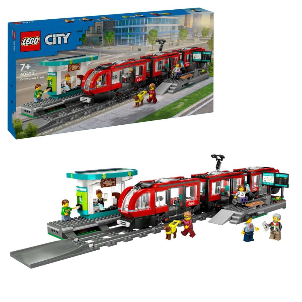 LEGO City Downtown Tram and Station 60423