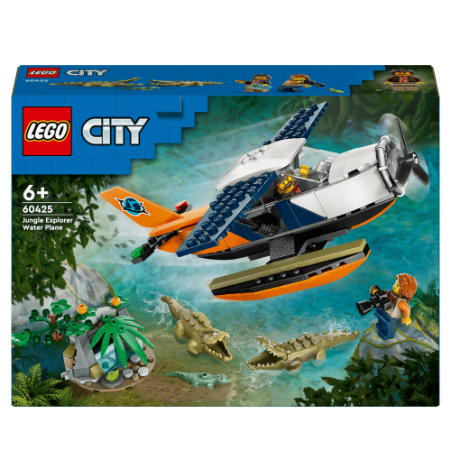 LEGO City Jungle Explorer Water Plane Toy Vehicle Set 60425