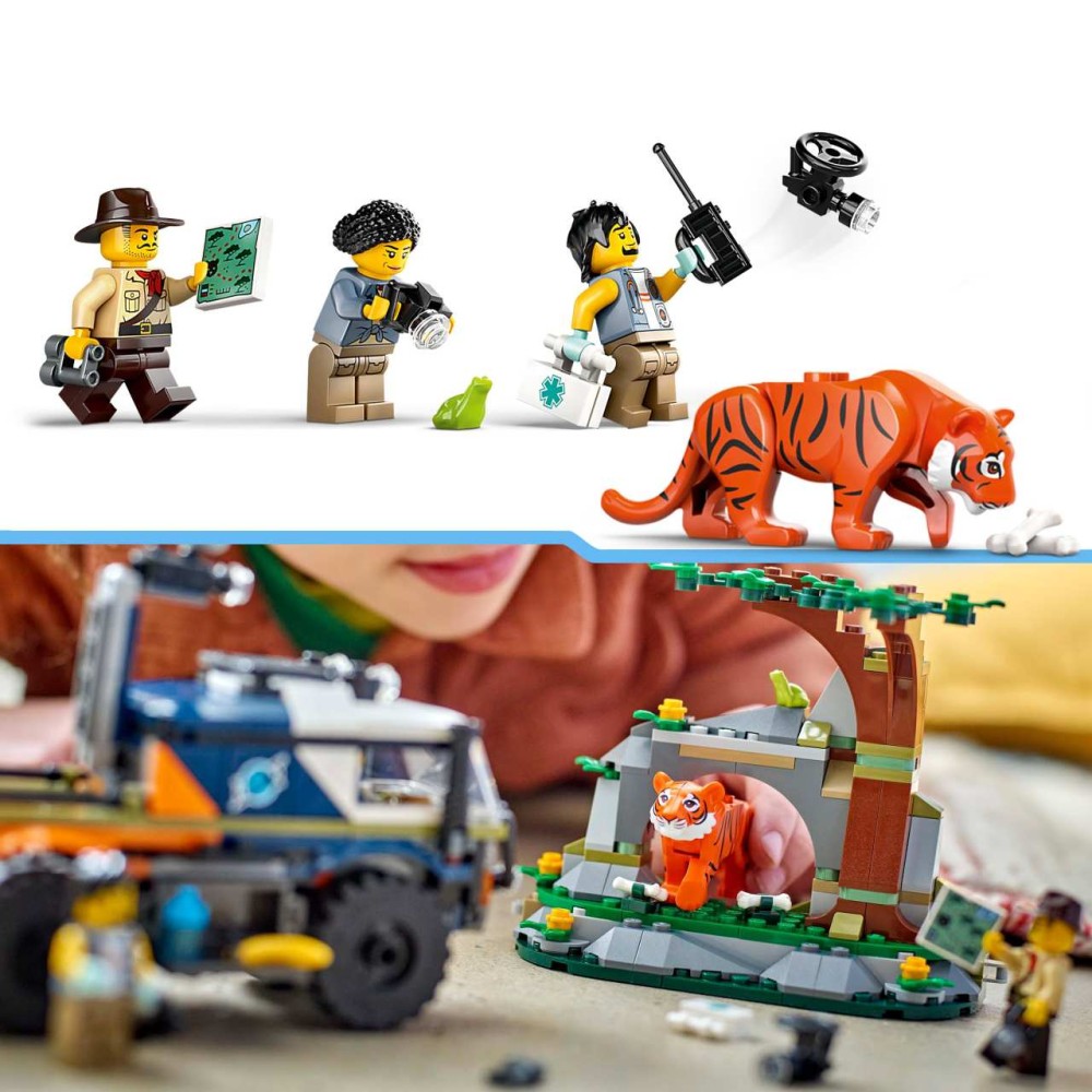 LEGO City Jungle Explorer Off-Road Truck Toy 60426