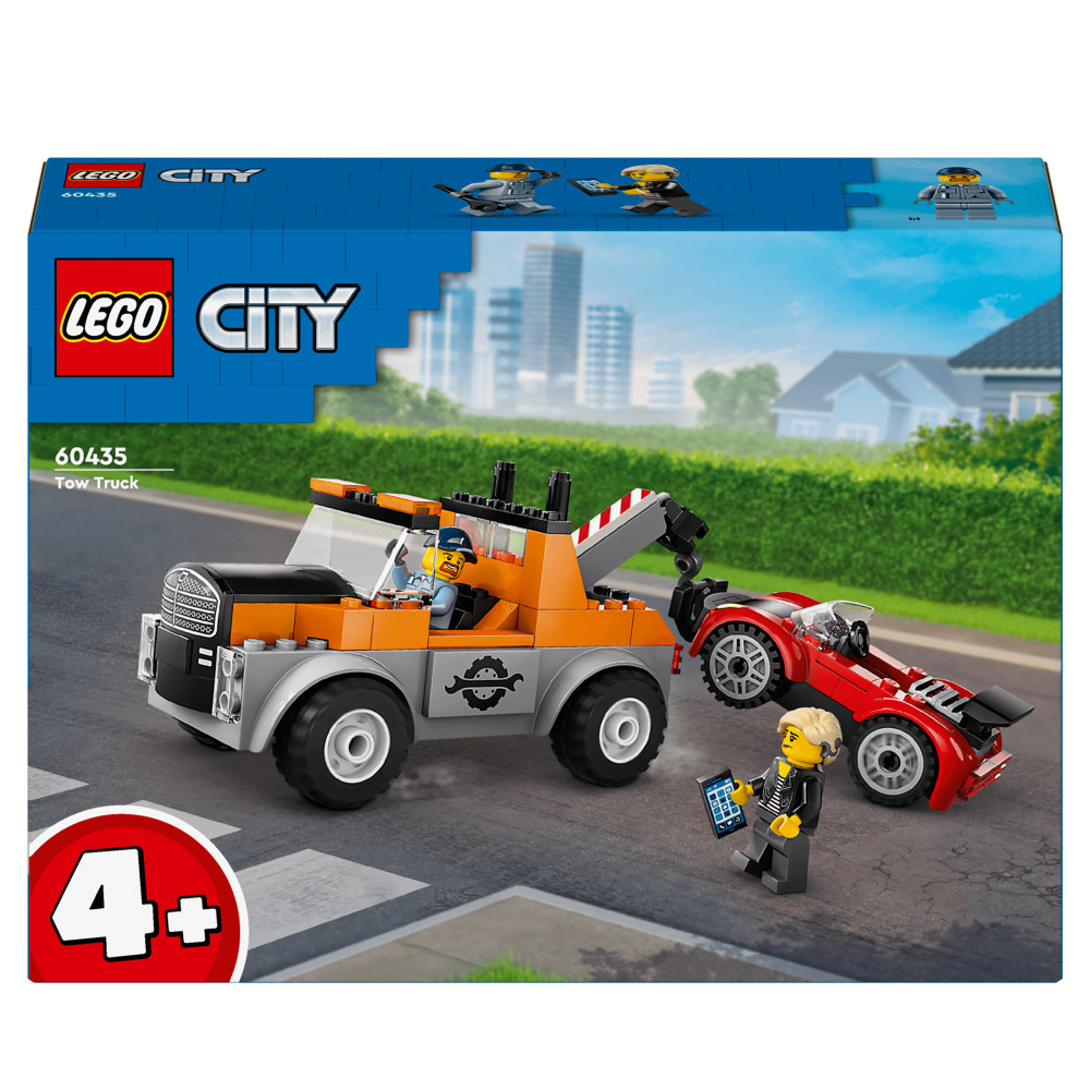 LEGO City Tow Truck and Sports Car Repair Toy 60435