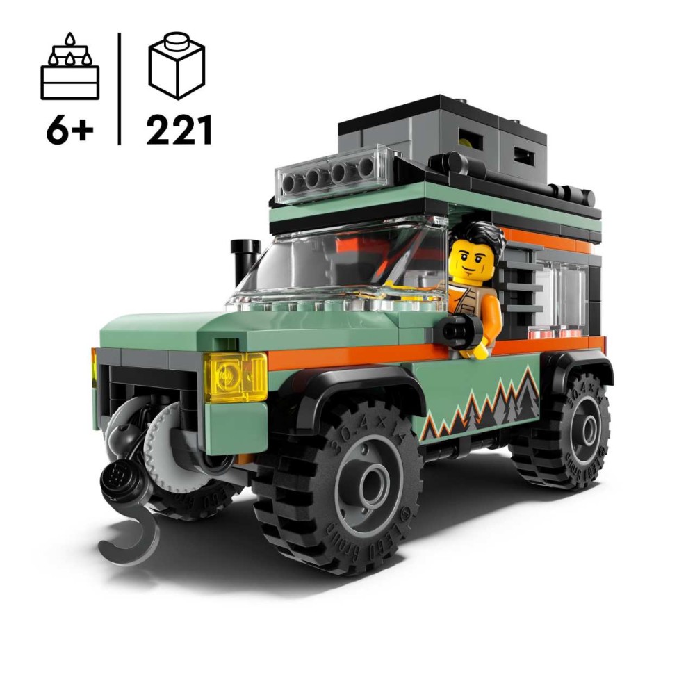 LEGO City Off-Road 4x4 Mountain Truck Toy 60447