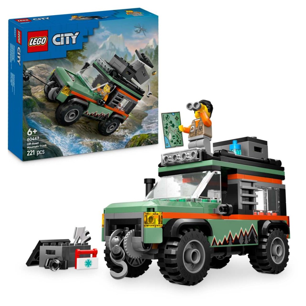 LEGO City Off-Road 4x4 Mountain Truck Toy 60447