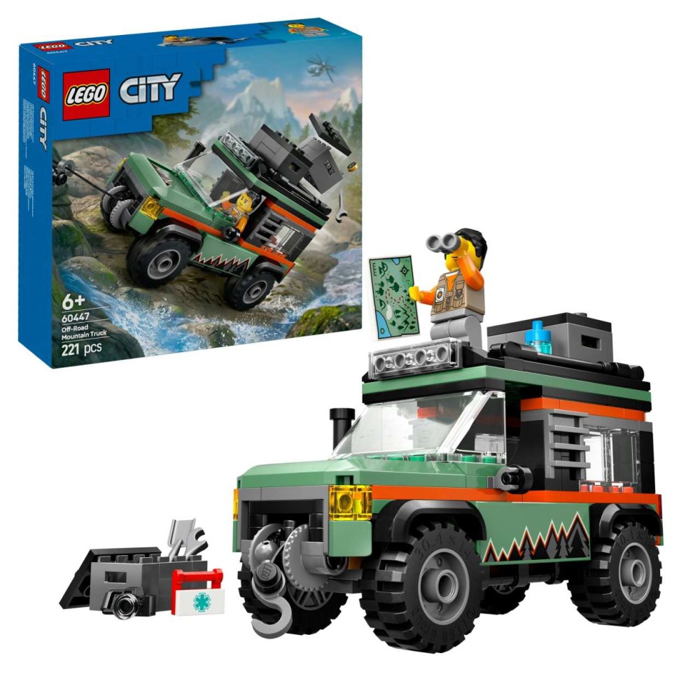 LEGO City Off-Road 4x4 Mountain Truck Toy 60447