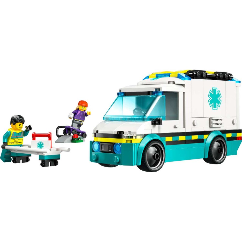 LEGO City Emergency Ambulance Toy Vehicle Set 60451 (60451)