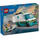 LEGO City Emergency Ambulance Toy Vehicle Set 60451 (60451)