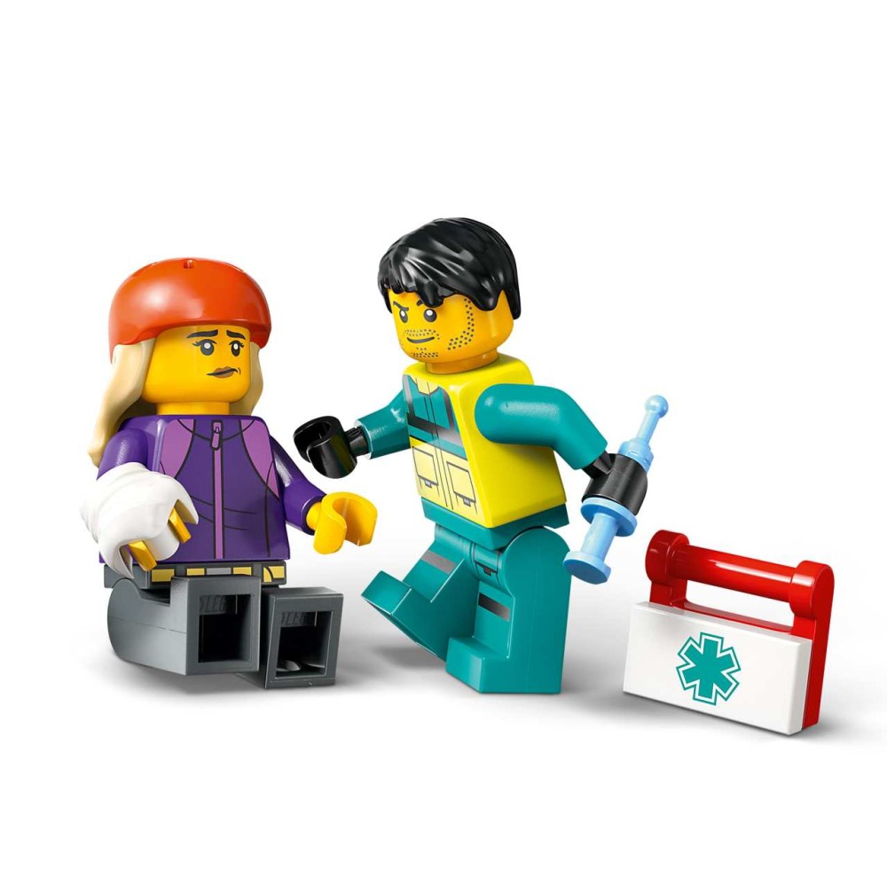 LEGO City Emergency Ambulance Toy Vehicle Set 60451 (60451)