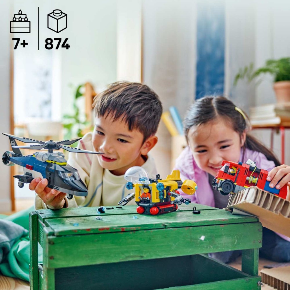 LEGO City Helicopter, Fire Engine & Submarine Remix 60462 (60462)