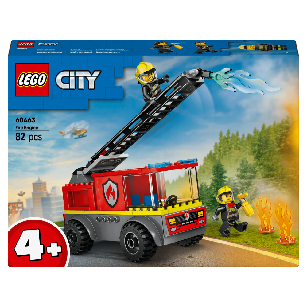 LEGO City Fire Engine with Ladder Toy Playset 60463