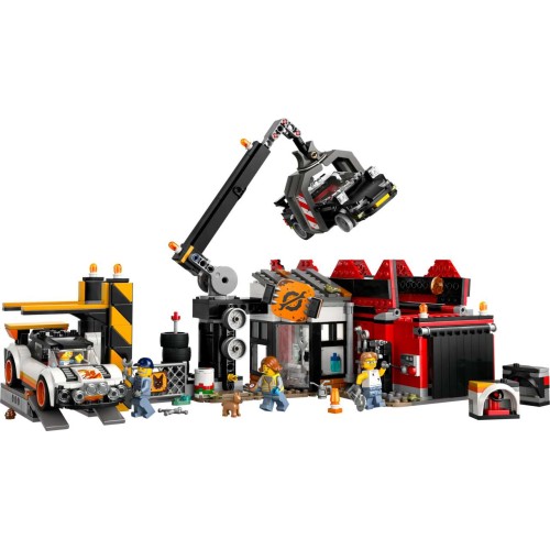 LEGO City Scrapyard with Cars and Crane Toy 60472 (60472)