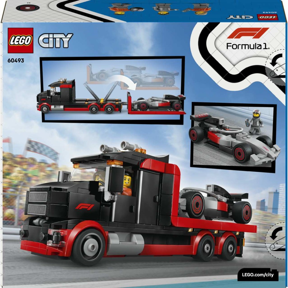 LEGO City F1 Display Truck with Audi F1 Race Car 60493 (60493)