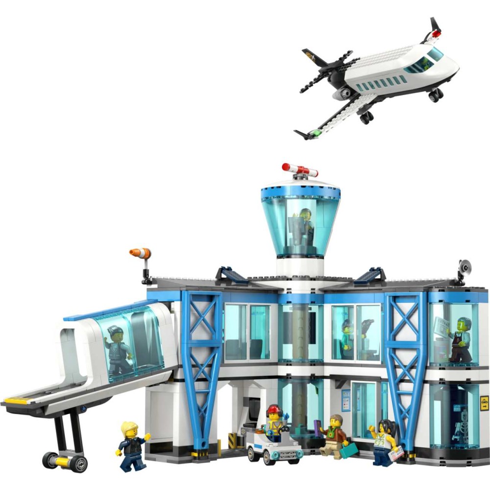 LEGO City Airport with Airplane Toy Model Kit 60502 (60502)