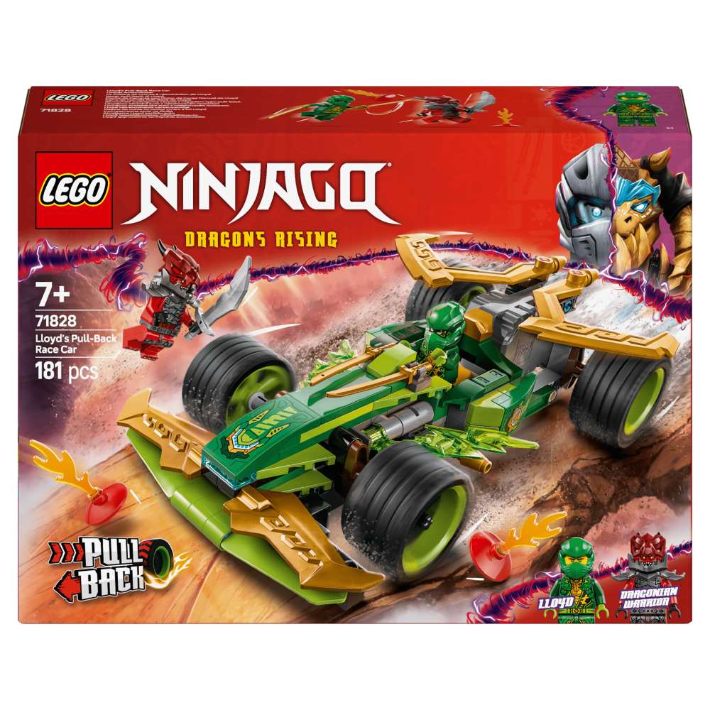 LEGO NINJAGO Lloyd’s Pull-Back Race Car Toy 71828