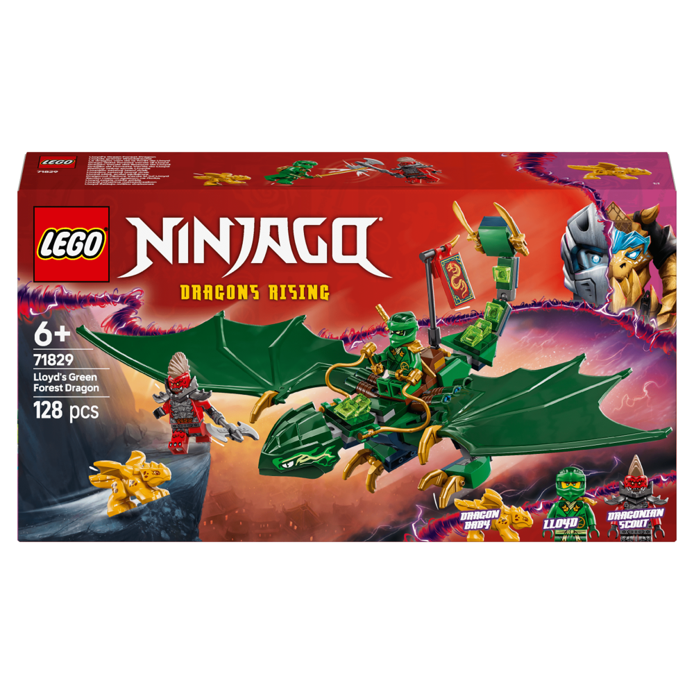 LEGO NINJAGO Lloyd’s Green Forest Dragon Toy 71829