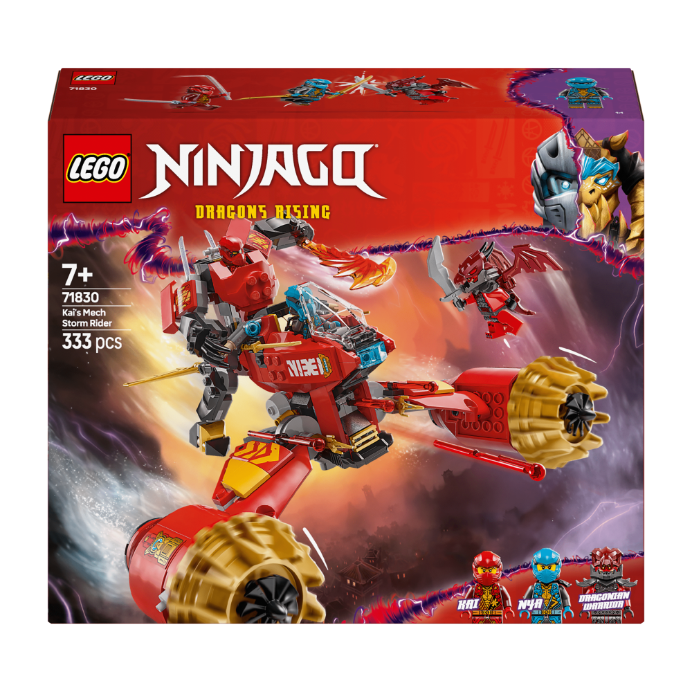 LEGO NINJAGO Kai’s Mech Storm Rider Ninja Toy 71830