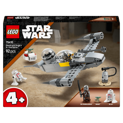 LEGO Star Wars Mando and Grogu’s N-1 Starfighter 75410