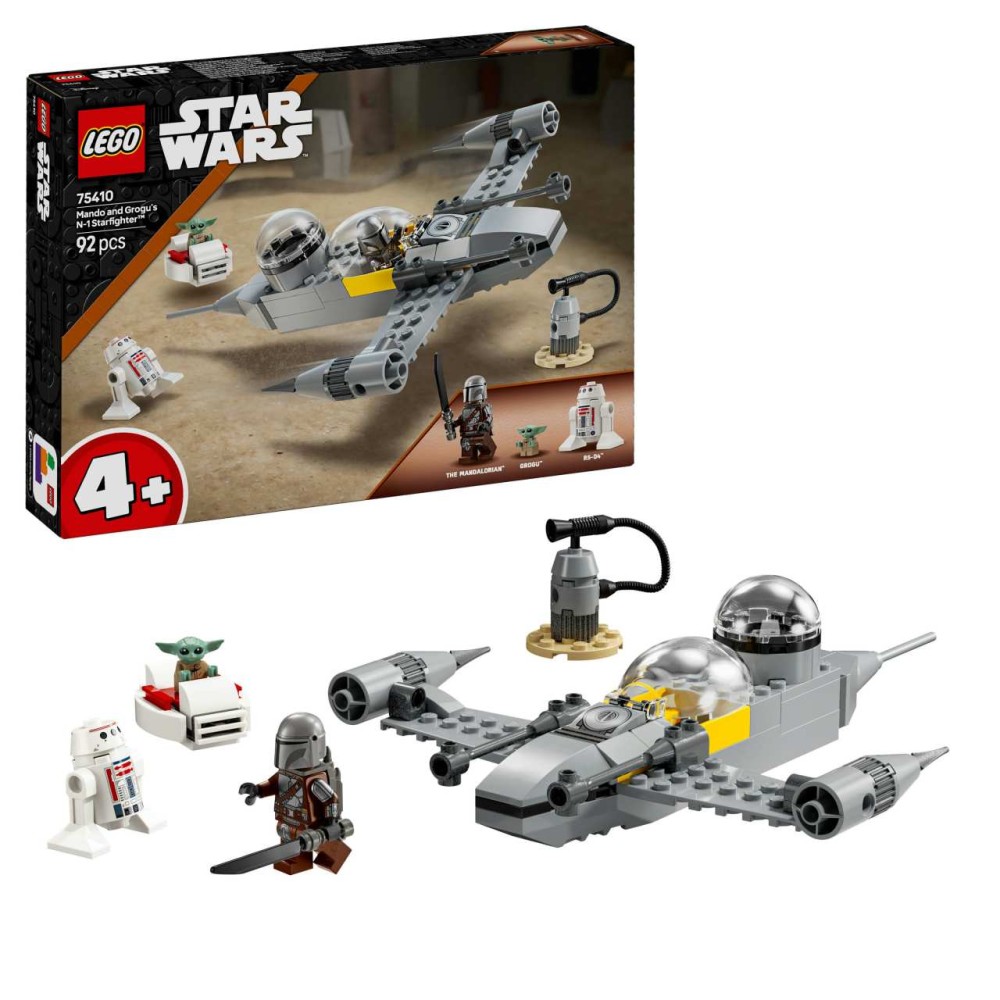 LEGO Star Wars Mando and Grogu’s N-1 Starfighter