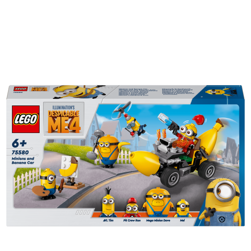  LEGO Despicable Me Minions and Banana Car Toy for Kids 75580