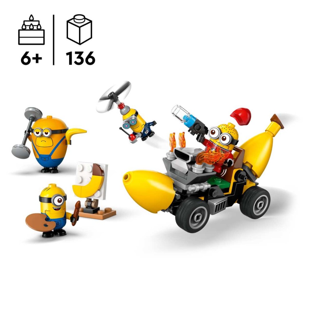 LEGO Despicable Me Minions and Banana Car Toy 75580