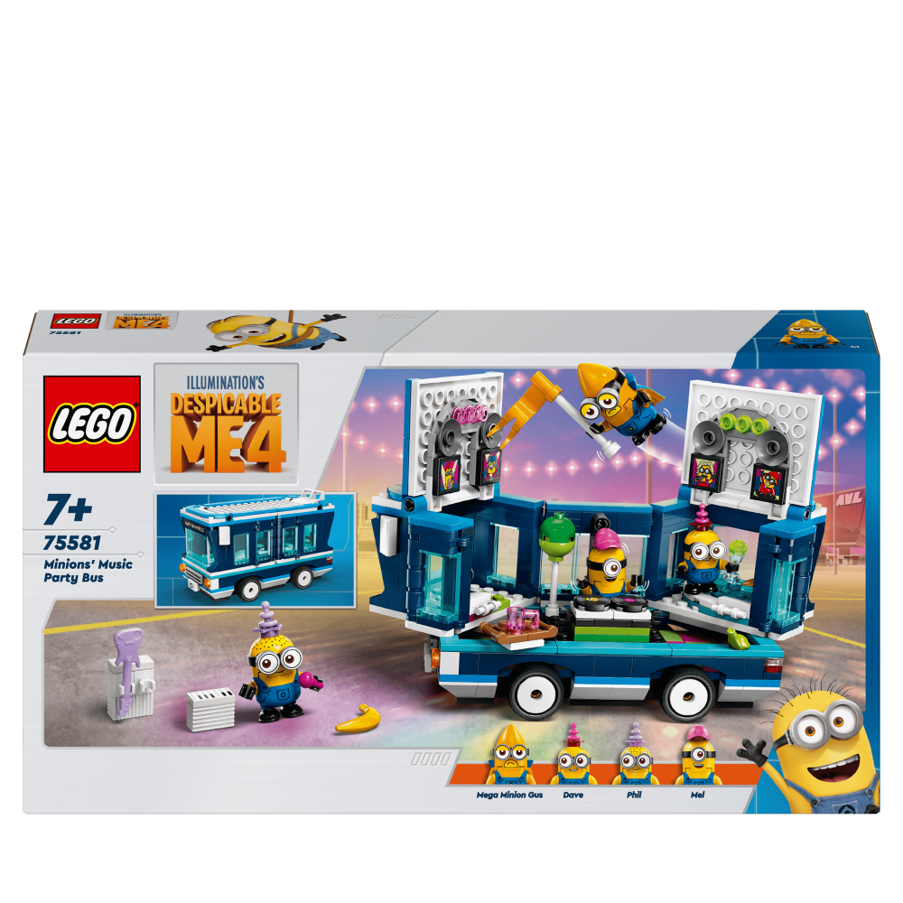 LEGO Despicable Me Minions’ Music Party Bus 75581