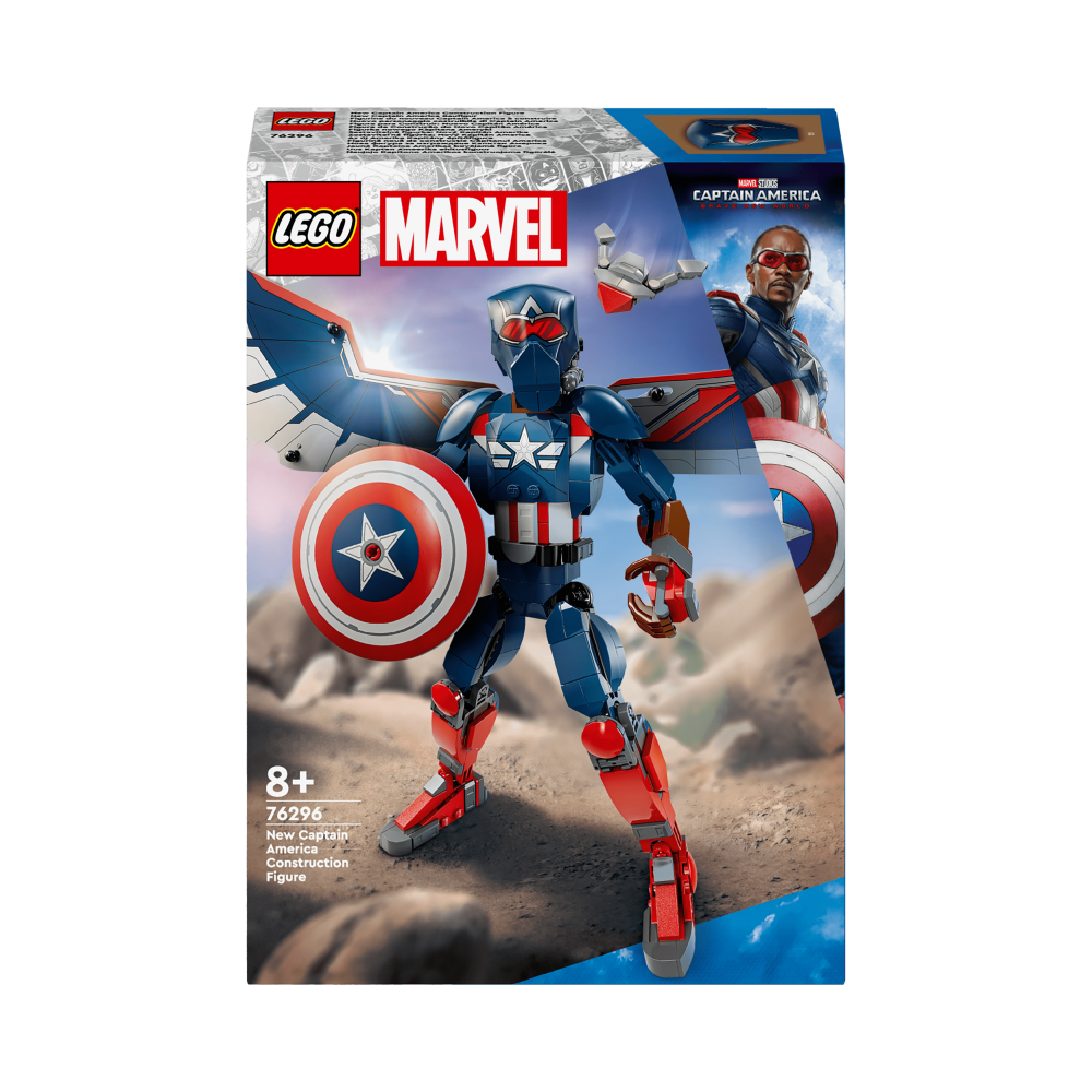 LEGO Marvel New Captain America Construction Figure 76296