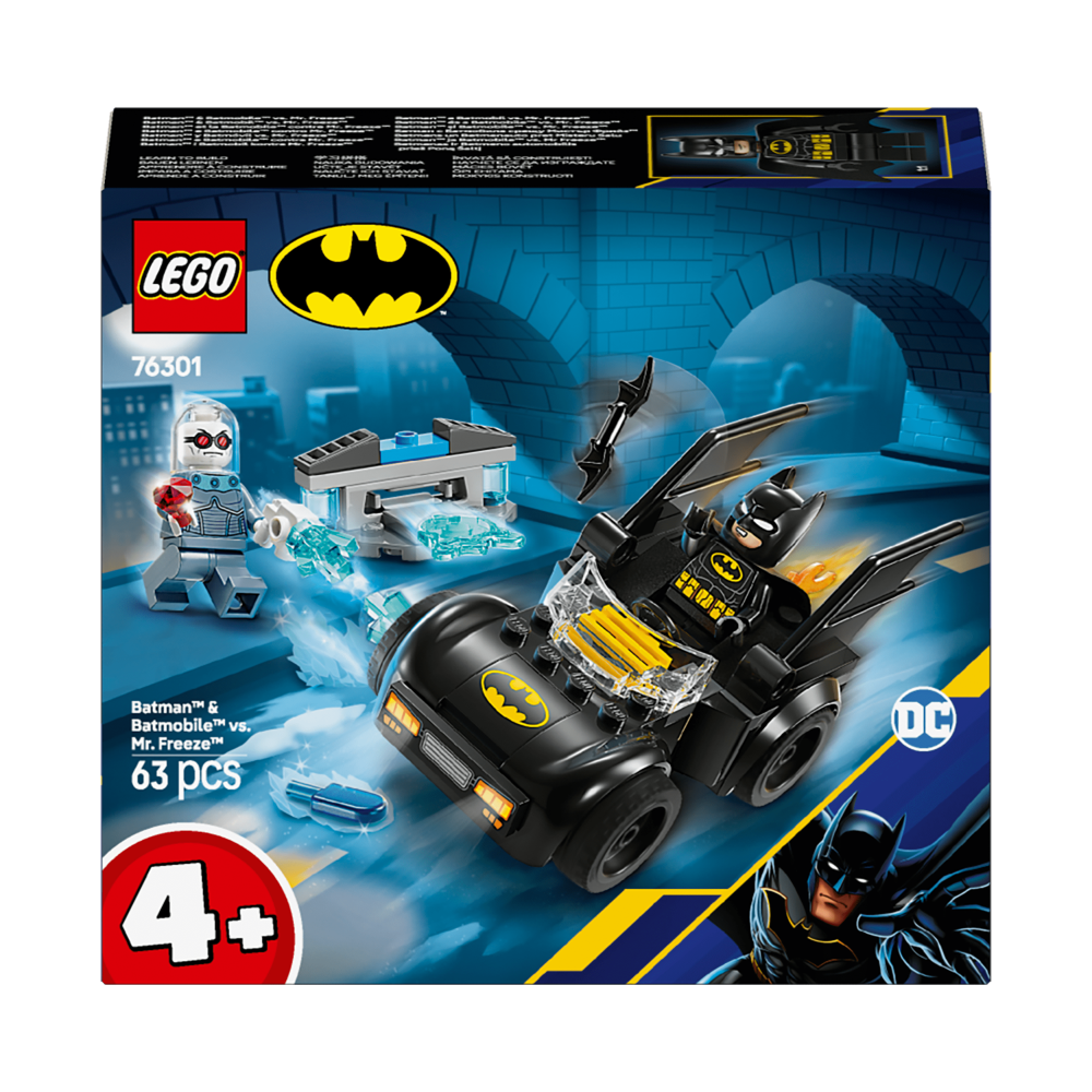 LEGO DC Batman & Batmobile vs. Mr. Freeze Toy 76301