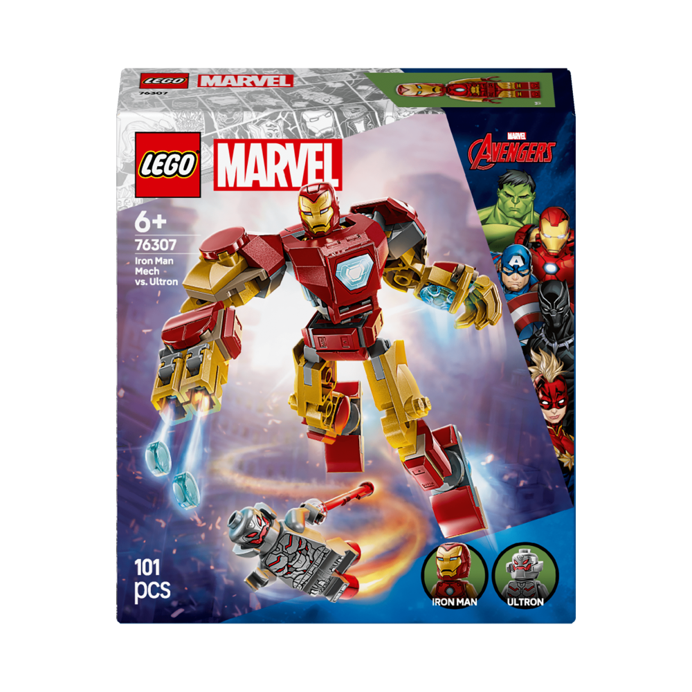 LEGO Marvel Iron Man Mech vs. Ultron Set 76307