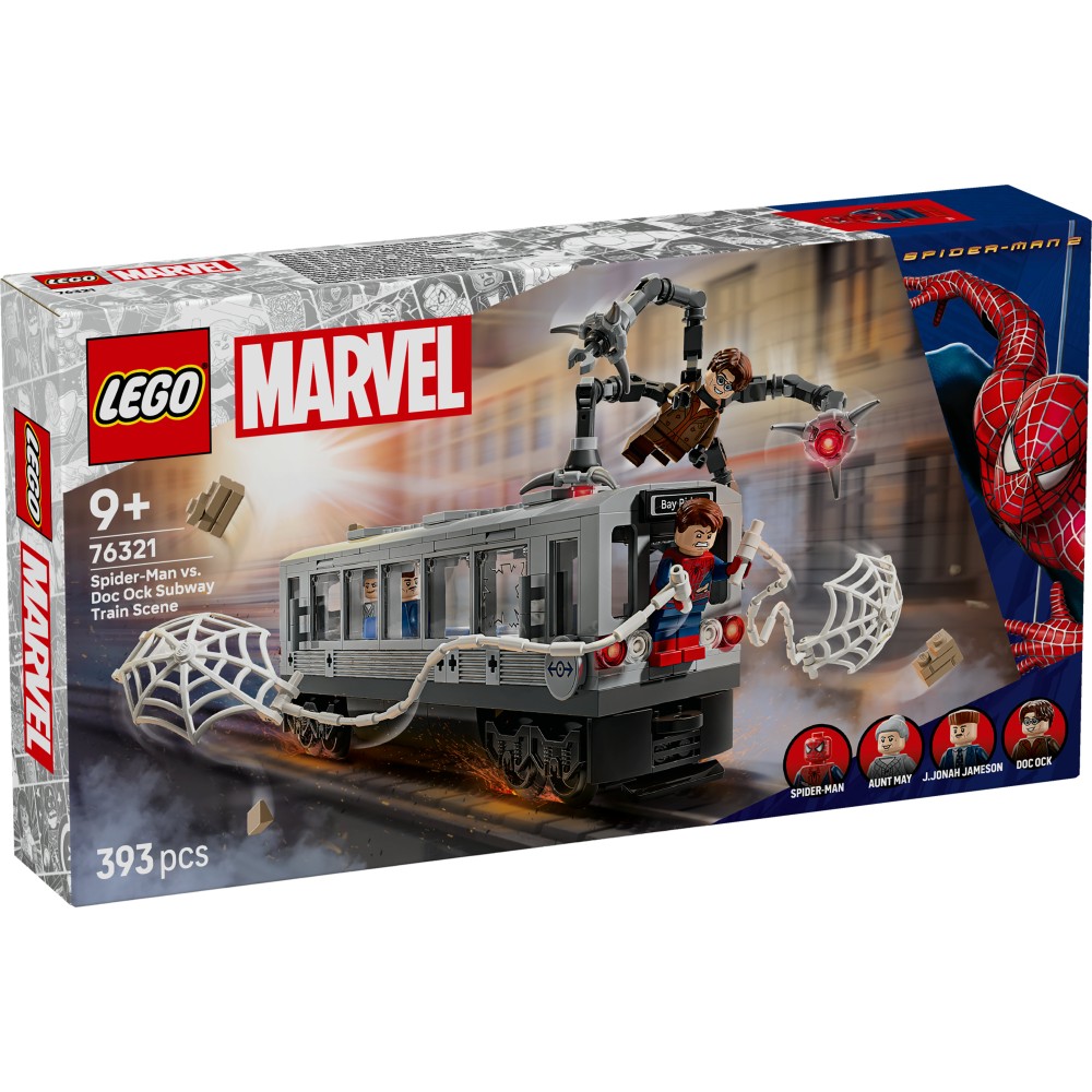 LEGO ǀ Marvel Spider-Man vs. Doc Ock Subway Train Scene (76321)