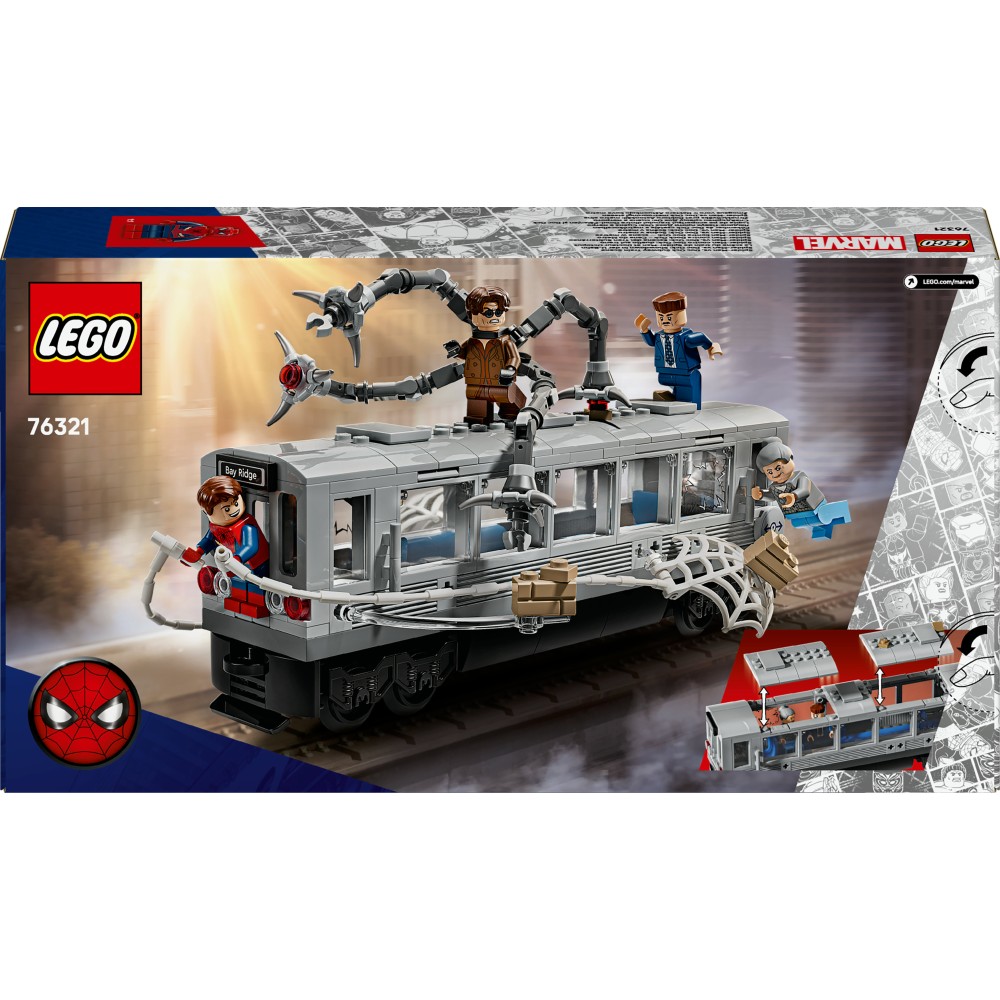 LEGO ǀ Marvel Spider-Man vs. Doc Ock Subway Train Scene (76321)