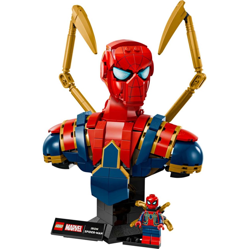 LEGO ǀ Marvel Iron Spider-Man Bust Collectible Adult Building Set 76326 (76326)