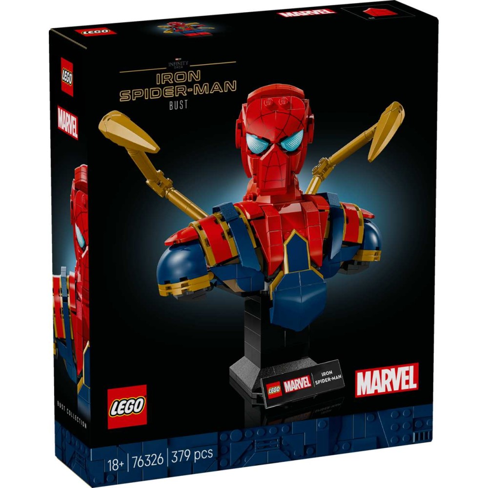 LEGO ǀ Marvel Iron Spider-Man Bust Collectible Adult Building Set 76326 (76326)
