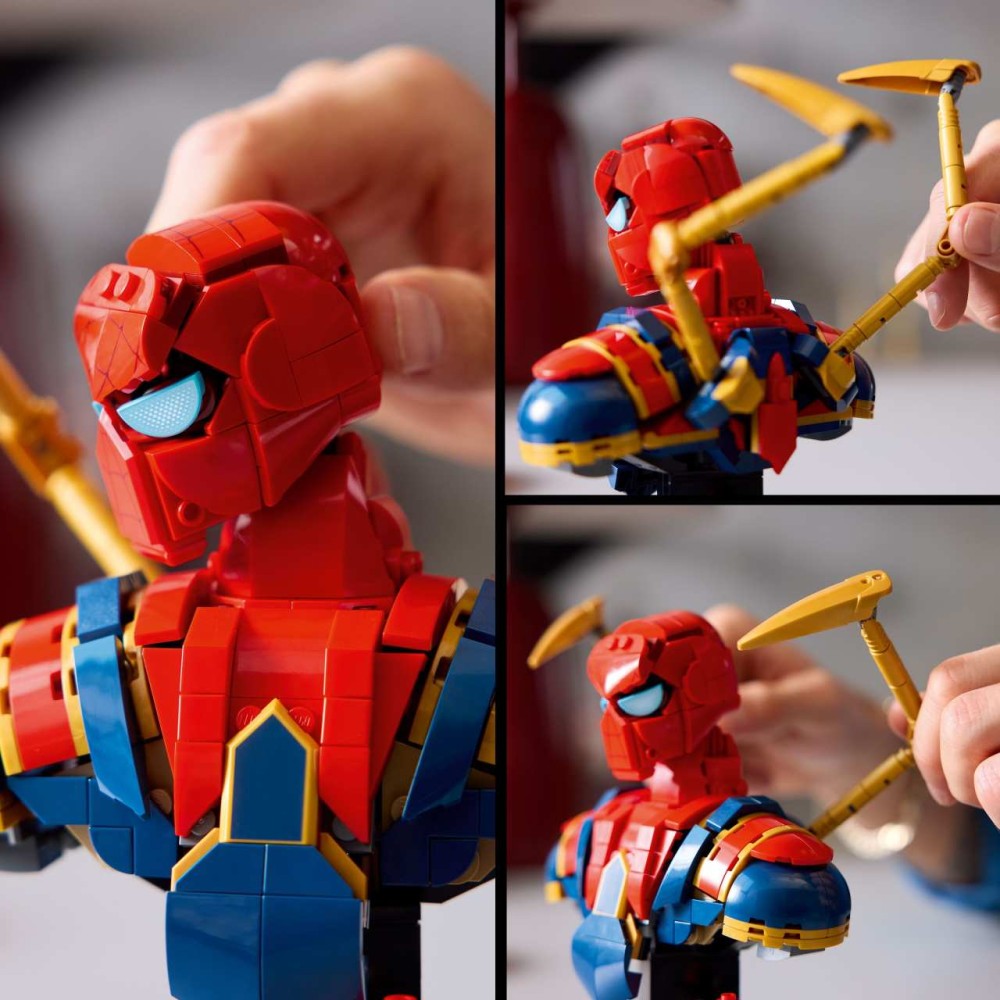 LEGO ǀ Marvel Iron Spider-Man Bust Collectible Adult Building Set 76326 (76326)