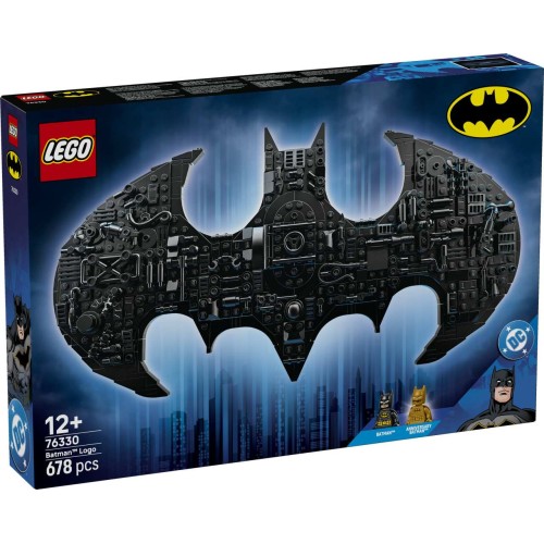 LEGO DC Batman Logo Superhero Toy Building Set 76330
