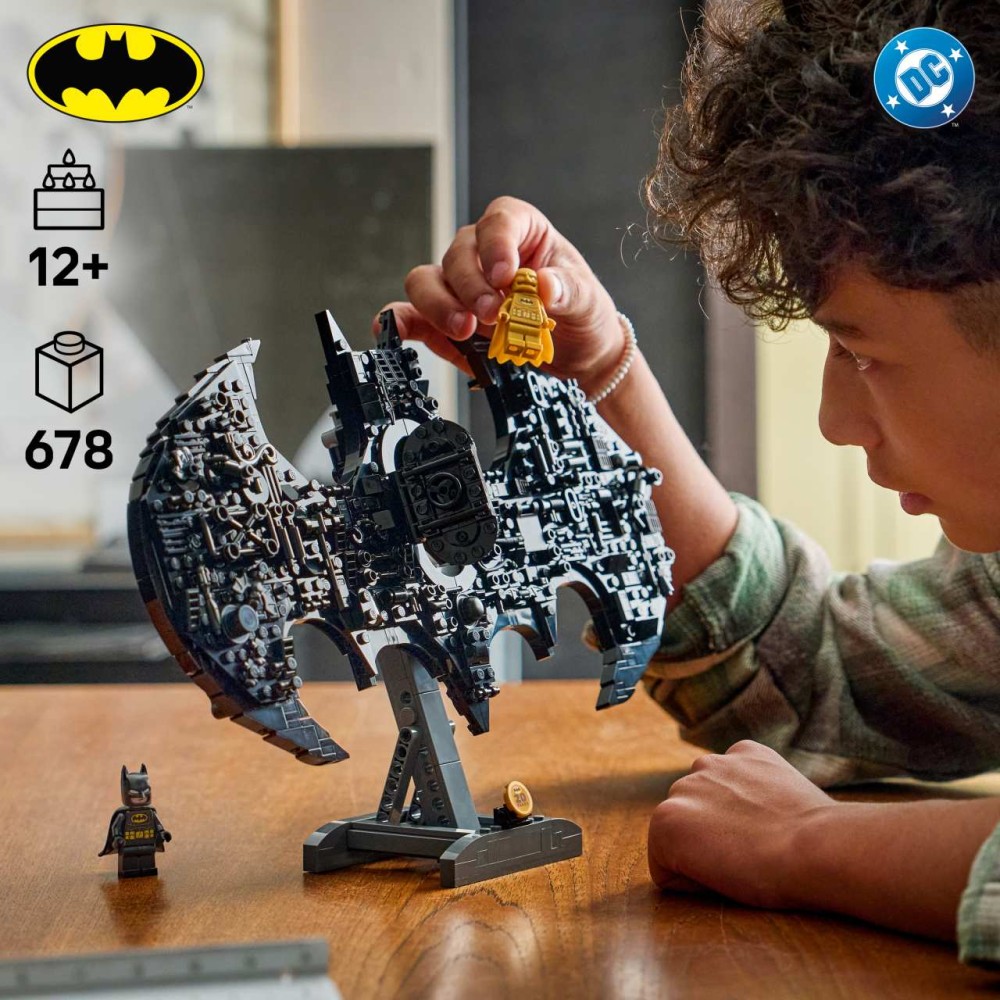 LEGO DC Batman Logo Superhero Toy Building Set 76330