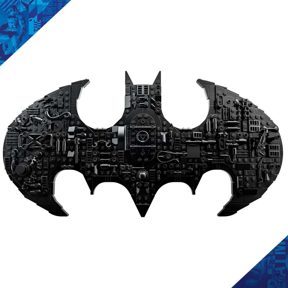 LEGO DC Batman Logo Superhero Toy Building Set 76330