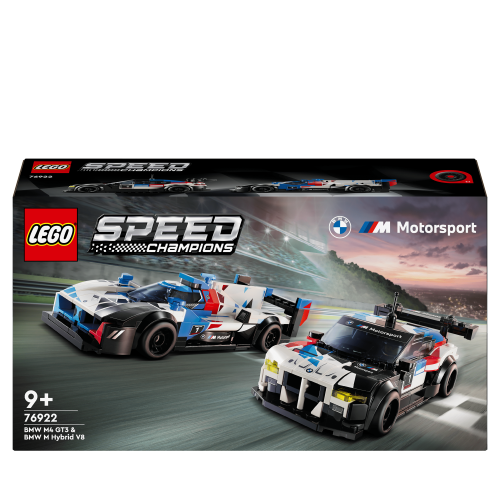 LEGO Speed Champions BMW M4 GT3 & BMW M Hybrid V8 Race Cars 76922