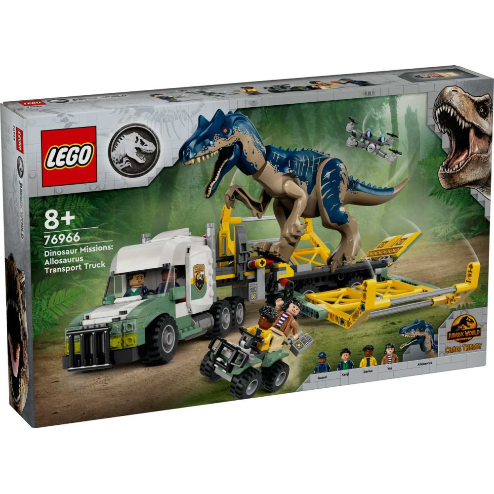 LEGO Jurassic World Dinosaur Missions Allosaurus Transport Truck 76966