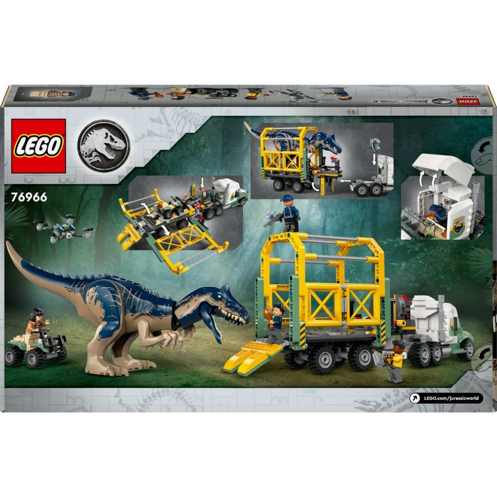 LEGO Jurassic World Dinosaur Missions Allosaurus Transport Truck 76966