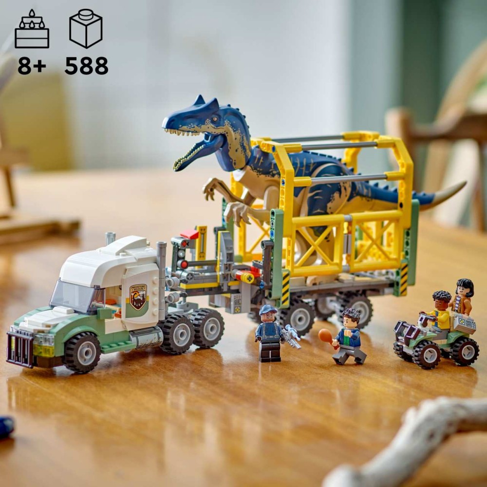 LEGO Jurassic World Dinosaur Missions Allosaurus Transport Truck 76966