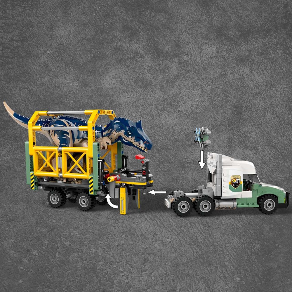 LEGO Jurassic World Dinosaur Missions Allosaurus Transport Truck 76966