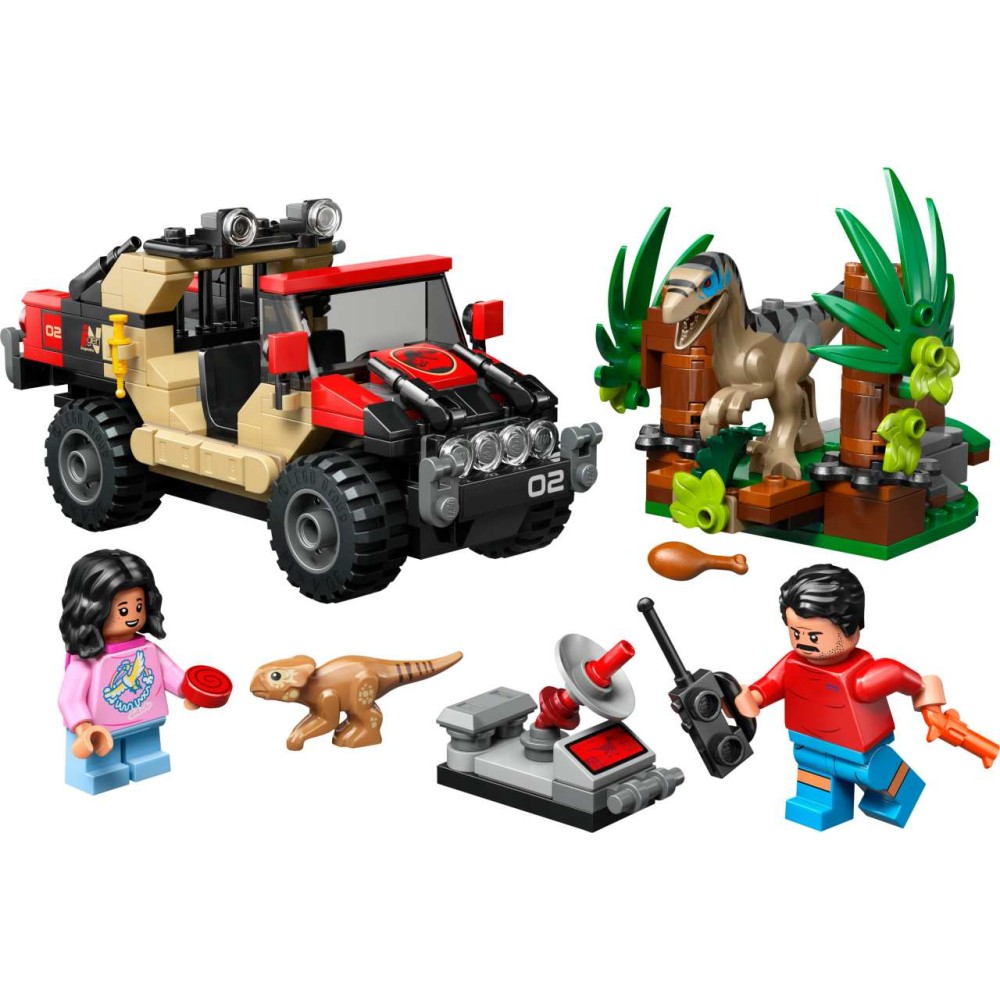LEGO Jurassic World Raptor Off-Road Escape Toy 76972